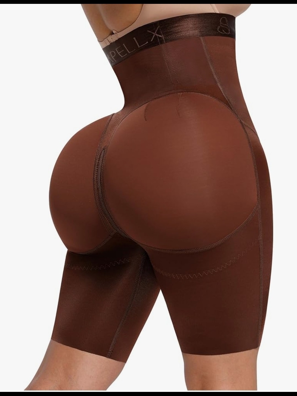 SHAPELLX Shapewear For Women Tummy Control High Waisted Body Shaper Shorts Butt